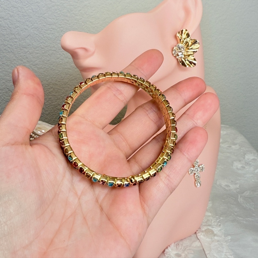 ⚜️ Colorful Rhinestone Bracelet - Picture 3 of 7